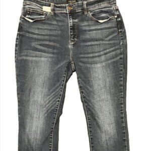 Judy Blue Skinny Fit 18w mid-rise dark wash "Bristol" Ladies 5 Pocket Style Jean
